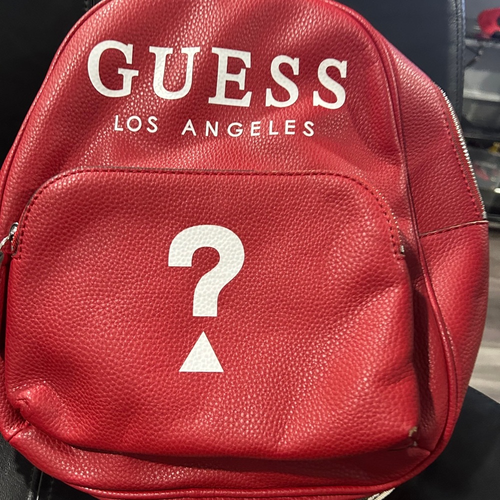 GUESS Bold Red Backpack - Picture 11 of 16
